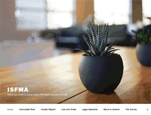 Tablet Screenshot of isfma.com